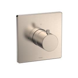 Square Volume Control Valve Shower Trim in Brushed Nickel