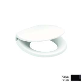 Round Closed-Front Toilet Seat and Lid in Ebony