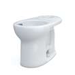 Toto(R) Drake(R) Round Tornado Flush(R) Toilet Bowl With Cefiontect(R), Cotton White - C775CEFG#01