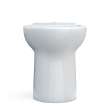 Toto(R) Drake(R) Elongated Universal Height Tornado Flush(R) Toilet Bowl With Cefiontect(R), Washlet(R)+ Ready, Cotton White - C776CEFGT40#01
