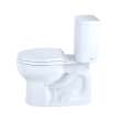 Toto(R) Entrada(Tm) Two-Piece Round 1.28 Gpf Universal Height Toilet, Cotton White - CST243EF#01