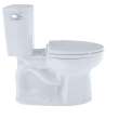 Toto(R) Entrada(Tm) Two-Piece Elongated 1.28 Gpf Universal Height Toilet, Cotton White - CST244EF#01