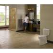 Toto(R) Entrada(Tm) Two-Piece Elongated 1.28 Gpf Universal Height Toilet, Cotton White - CST244EF#01