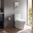 Toto Aquia Iv Two-Piece Elongated Dual Flush 1.28 And 0.9 Gpf Skirted Toilet With Cefiontect, Cotton White - CST446CEMGN#01