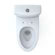Toto Aquia Iv Two-Piece Elongated Dual Flush 1.28 And 0.9 Gpf Skirted Toilet With Cefiontect, Cotton White - CST446CEMGN#01