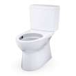 Toto(R) Glaston(Tm) Two-Piece Elongated 1.28 Gpf Universal Height Toilet With Cefiontect(R), Cotton White - CST472CEFG#01