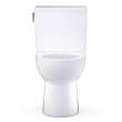 Toto(R) Glaston(Tm) Two-Piece Elongated 1.28 Gpf Universal Height Toilet With Cefiontect(R), Cotton White - CST472CEFG#01