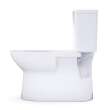 Toto(R) Glaston(Tm) Two-Piece Elongated 1.28 Gpf Universal Height Toilet With Cefiontect(R), Cotton White - CST472CEFG#01