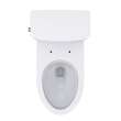Toto(R) Glaston(Tm) 1G(R) Two-Piece Elongated 1.0 Gpf Universal Height Toilet With Cefiontect(R), Cotton White - CST472CUFG#01