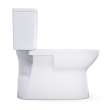 Toto(R) Glaston(Tm) 1G(R) Two-Piece Elongated 1.0 Gpf Universal Height Toilet With Right-Hand Trip Lever And Cefiontect(R), Cotton White - CST472CUFRG#01