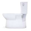 Toto(R) Glaston(Tm) 1G(R) Two-Piece Elongated 1.0 Gpf Universal Height Toilet With Right-Hand Trip Lever And Cefiontect(R), Cotton White - CST472CUFRG#01