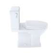 Toto(R) Connelly(R) Two-Piece Elongated Dual-Max(R), Dual Flush 1.28 And 0.9 Gpf Universal Height Toilet With Cefiontect, Cotton White - CST494CEMFG#01