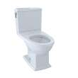Toto(R) Connelly(R) Two-Piece Elongated Dual-Max(R), Dual Flush 1.28 And 0.9 Gpf Universal Height Toilet With Cefiontect, Cotton White - CST494CEMFG#01