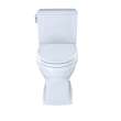 Toto(R) Connelly(R) Two-Piece Elongated Dual-Max(R) 1.28 And 0.9 Gpf Universal Height Toilet With Cefiontect And Right Lever, Colonial White - CST494CEMFRG#01