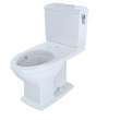 Toto(R) Connelly(R) Two-Piece Elongated Dual-Max(R) 1.28 And 0.9 Gpf Universal Height Toilet With Cefiontect And Right Lever, Colonial White - CST494CEMFRG#01