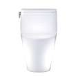 Toto(R) Nexus(R) One-Piece Elongated 1.28 Gpf Washlet(R)+ And Auto Flush Ready Universal Height Toilet With Cefiontect, Cotton White - CST642CEFGAT40#01