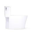 Toto(R) Aurora(Tm) One-Piece Elongated 1.28 Gpf Washlet(R)+ And Auto Flush Ready Universal Height Toilet With Cefiontect(R), Cotton White - CST686CEFGAT40#01