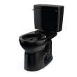 Toto(R) Drake(R) Two-Piece Round 1.28 Gpf Universal Height Tornado Flush(R) Toilet With Cefiontect(R), Ebony - CST775CEF#51