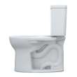 Toto(R) Drake(R) Two-Piece Round 1.28 Gpf Universal Height Tornado Flush(R) Toilet With Cefiontect(R), Cotton White - CST775CEFG#01