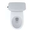 Toto(R) Drake(R) Two-Piece Round 1.28 Gpf Universal Height Tornado Flush(R) Toilet With Cefiontect(R), Cotton White - CST775CEFG#01