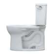 Toto(R) Drake(R) Two-Piece Round 1.28 Gpf Universal Height Tornado Flush(R) Toilet With Cefiontect(R), Cotton White - CST775CEFRG#01