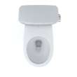 Toto(R) Drake(R) Two-Piece Round 1.28 Gpf Universal Height Tornado Flush(R) Toilet With Cefiontect(R), Cotton White - CST775CEFRG#01