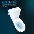 Toto(R) Drake(R) Two-Piece Round 1.6 Gpf Universal Height Tornado Flush(R) Toilet, Ebony - CST775CSF#51