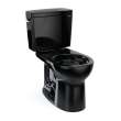 Toto(R) Drake(R) Two-Piece Round 1.6 Gpf Universal Height Tornado Flush(R) Toilet, Ebony - CST775CSF#51