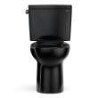 Toto(R) Drake(R) Two-Piece Round 1.6 Gpf Universal Height Tornado Flush(R) Toilet, Ebony - CST775CSF#51