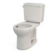 Toto(R) Drake(R) Two-Piece Round 1.6 Gpf Universal Height Tornado Flush(R) Toilet With Cefiontect(R), Sedona Beige - CST775CSFG#12