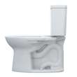 Toto(R) Drake(R) Two-Piece Elongated 1.28 Gpf Universal Height Tornado Flush(R) Toilet With Cefiontect(R) And 10 Inch Rough-In, Cotton White - CST776CEFG.10#01