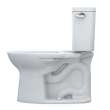 Toto(R) Drake(R) Two-Piece Elongated 1.28 Gpf Universal Height Tornado Flush(R) Toilet With Cefiontect(R) And Right-Hand Trip Lever, Cotton White - CST776CEFRG#01