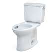 Toto(R) Drake(R) Two-Piece Elongated 1.28 Gpf Universal Height Tornado Flush(R) Toilet With Cefiontect(R) And Right-Hand Trip Lever, Cotton White - CST776CEFRG#01