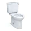 Toto(R) Drake(R) Two-Piece Elongated 1.28 Gpf Universal Height Tornado Flush(R) Toilet With Cefiontect(R) And Right-Hand Trip Lever, 10 Inch Rough-In, Cotton White - CST776CEFRG.10#01