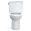 Toto(R) Drake(R) Two-Piece Elongated 1.28 Gpf Tornado Flush(R) Toilet With Cefiontect(R), Cotton White - CST776CEG#01