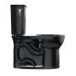 Toto(R) Drake(R) Transitional Two-Piece Round 1.28 Gpf Universal Height Tornado Flush(R) Toilet, Ebony - CST785CEF#51