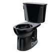 Toto(R) Drake(R) Transitional Two-Piece Round 1.28 Gpf Universal Height Tornado Flush(R) Toilet, Ebony - CST785CEF#51