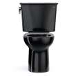 Toto(R) Drake(R) Transitional Two-Piece Round 1.28 Gpf Universal Height Tornado Flush(R) Toilet, Ebony - CST785CEF#51