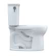 Toto(R) Drake(R) Transitional Two-Piece Round 1.28 Gpf Universal Height Tornado Flush(R) Toilet With Cefiontect(R), Cotton White - CST785CEFG#01