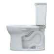 Toto(R) Drake(R) Transitional Two-Piece Round 1.28 Gpf Universal Height Tornado Flush(R) Toilet With Cefiontect(R), Cotton White - CST785CEFG#01