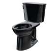 Toto(R) Drake(R) Transitional Two-Piece Elongated 1.28 Gpf Tornado Flush(R) Toilet, Ebony - CST786CE#51