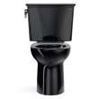 Toto(R) Drake(R) Transitional Two-Piece Elongated 1.28 Gpf Universal Height Tornado Flush(R) Toilet, Ebony - CST786CEF#51