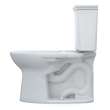 Toto(R) Drake(R) Transitional Two-Piece Elongated 1.28 Gpf Universal Height Tornado Flush(R) Toilet With Cefiontect(R), Cotton White - CST786CEFG#01