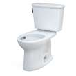 Toto(R) Drake(R) Transitional Two-Piece Elongated 1.28 Gpf Universal Height Tornado Flush(R) Toilet With 10 Inch Rough-In And Cefiontect(R), Cotton White - CST786CEFG.10#01