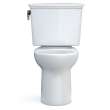 Toto(R) Drake(R) Transitional Two-Piece Elongated 1.28 Gpf Universal Height Tornado Flush(R) Toilet With 10 Inch Rough-In And Cefiontect(R), Cotton White - CST786CEFG.10#01