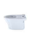Toto(R) Aquia(R) Iv Elongated Universal Height Skirted Toilet Bowl With Cefiontect, Cotton White - CT446CEFGN#01
