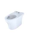 Toto Aquia Iv Elongated Skirted Toilet Bowl With Cefiontect, Cotton White - CT446CEGN#01
