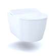 Toto(R) Rp Wall-Hung Contemporary D-Shape Dual Flush 1.28 And 0.9 Gpf Toilet With Cefiontect(R), Cotton White - CT447CFG#01