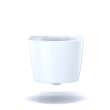 Toto(R) Rp Wall-Hung Contemporary D-Shape Dual Flush 1.28 And 0.9 Gpf Toilet With Cefiontect(R), Cotton White - CT447CFG#01