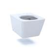 Toto(R) Sp Wall-Hung Contemporary Square-Shape Dual Flush 1.28 And 0.9 Gpf Toilet With Cefiontect(R)- CT449CFG#01